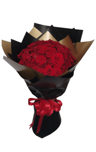 Bunch 50 roses-b