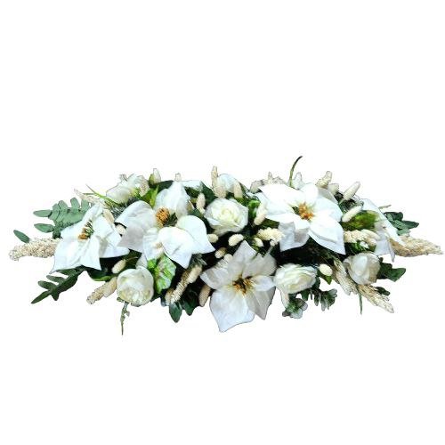 white centerpiece